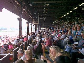 reserved seats filled with fans