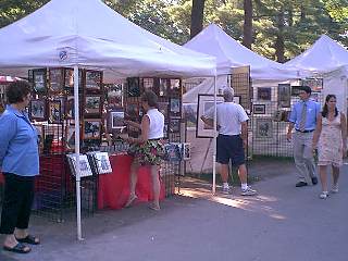 Merchandise tents