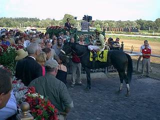 Passing Shot in the winner's circle