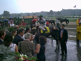 Wonder Again in the winner's circle