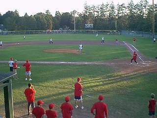 Jocks play softball