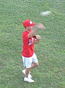 Jerry Bailey warms up