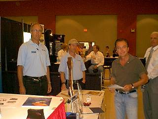 David Cassidy at the Vet-Stem booth