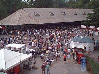 Back of grandstand