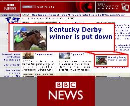 BBC, web frontpage, 1/29/07