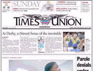 Times-Union, front page, 5/6/07